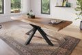 #akazienaturfarben #240x100 #spider-gestellschwarz