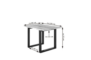 #naturfarben #120x80 #u-gestellschwarz