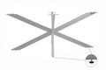 #nussbaumfarben #240x100 #spider-gestellsilber