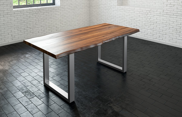 #nussbaumfarben #120x80 #u-gestellsilber
