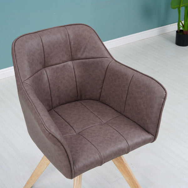 #kunstlederbraun #holzgestelleiche