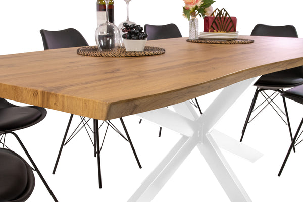 #wildeichenfarben #240x100 #spider-gestellweiß