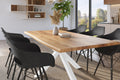 #holzwildeiche-optik #180x90 #spider-gestellweiß