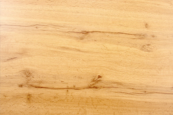 #holzwildeiche-optik #200x100 #u-gestellsilber