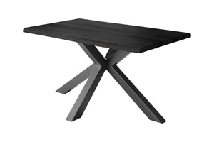 #holzgrau-optik #140x80 #spider-gestellschwarz