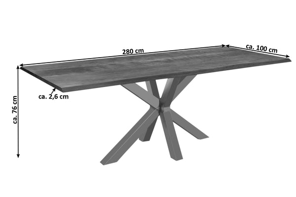 #nussbaumfarben #280x100 #spider-gestellsilber