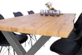 #wildeichenfarben #200x100 #x-gestellsilber