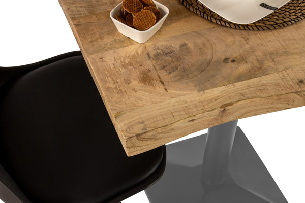 #mangonaturfarben #80x60 #säulen-gestelleckigsilber