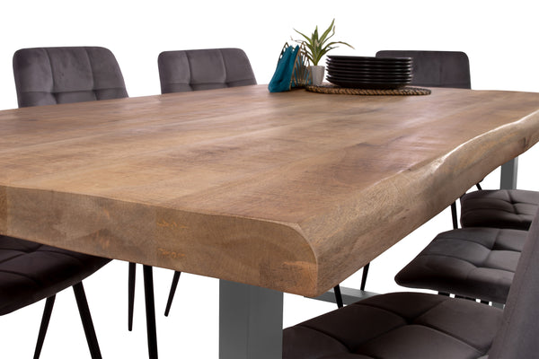 #mangoroughfarben #200x100 #u-gestellsilber