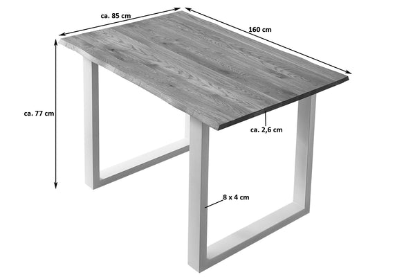 #160x85 #u-gestellweiß