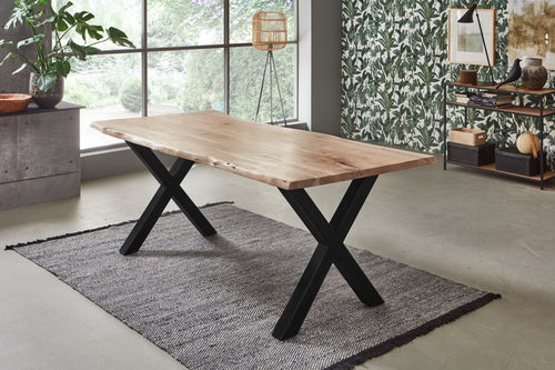 #naturfarben #220x100 #x-gestellschwarz