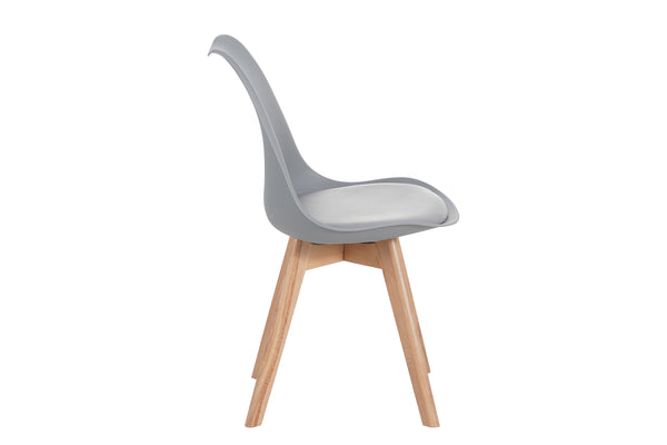 #holzwildeichen-optik #140x80 #schalenstuhlgrau