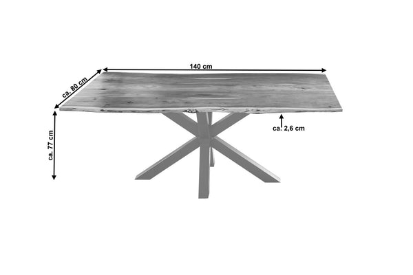 #naturfarben #140x80 #spider-gestellsilber