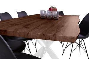 #nussbaumfarben #180x90 #spider-gestellweiß