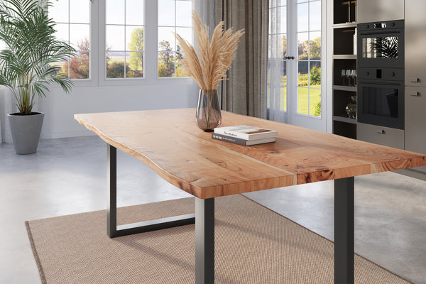 #naturfarben #220x100 #u-gestellschwarz