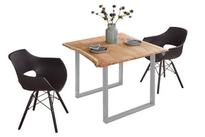 #naturfarben #80x80 #u-gestellsilber