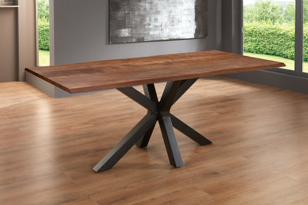 #nussbaumfarben #260x100 #spider-gestellschwarz
