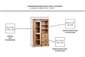 #100cm #highboard
