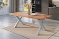 #naturfarben #180x90 #x-gestellsilber
