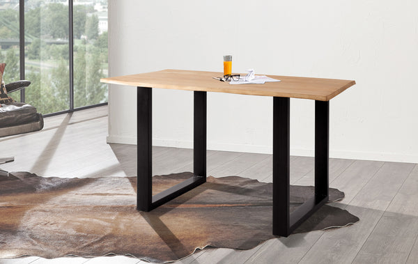 #naturfarben #140x80 #u-gestellschwarz