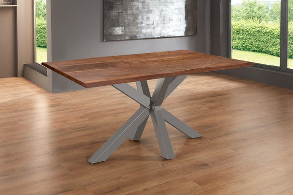 #nussbaumfarben #120x80 #spider-gestellsilber