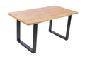 #holzwildeichen-optik #140x80 #schalenstuhlgrau