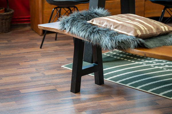 #nussbaumfarben #180cm #a-gestellschwarz