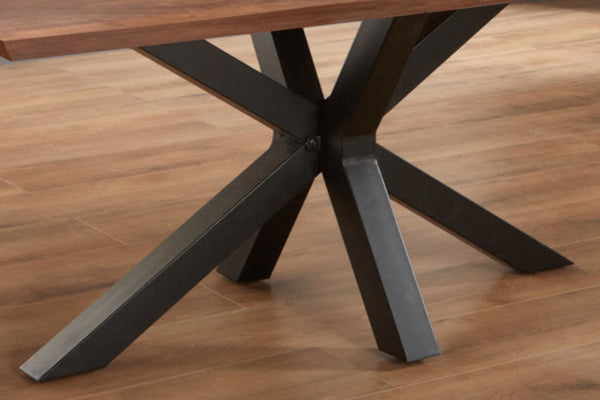 #nussbaumfarben #140x80 #spider-gestellschwarz