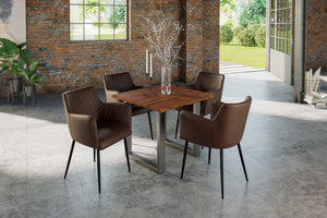 #nougatfarben #80x80 #u-gestellsilber