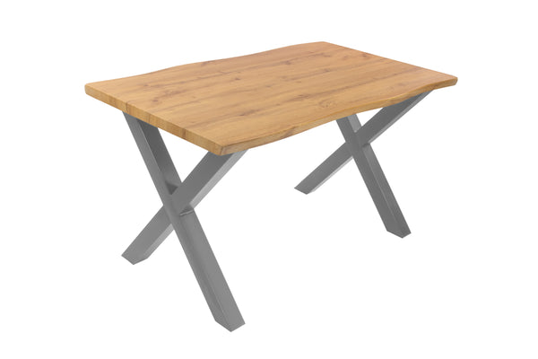 #wildeichenfarben #140x80 #x-gestellsilber