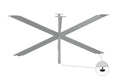 #akazienussbaumfarben #240x100 #spider-gestellsilber