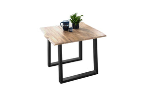 #eichenfarben #80x80 #u-gestellschwarz