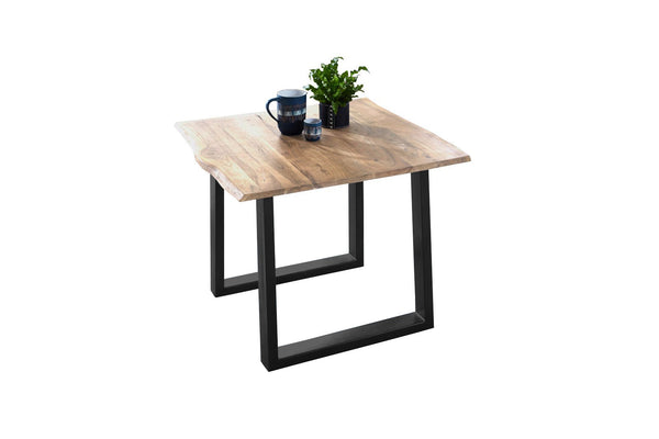 #eichenfarben #80x80 #u-gestellschwarz