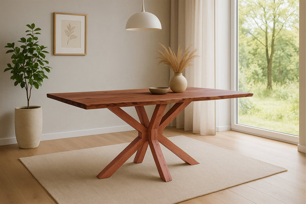 #nussbaumfarben #220x100 #spider-holzgestellnussbaum