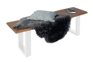 #nussbaumfarben #120cm #u-gestellweiß