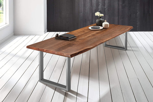 #nussbaumfarben #240x120 #u-gestellsilber