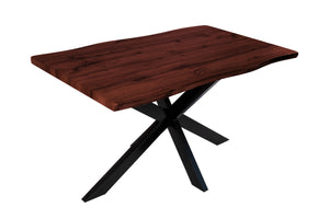 #nussbaumfarben #140x80 #spider-gestellschwarz