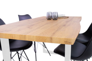 #wildeichenfarben #160x85 #u-gestellweiß