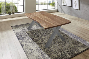 #naturfarben #180x90 #x-gestellsilber