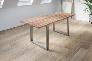 #wildbuchenaturfarben #160x85 #u-gestellsilber