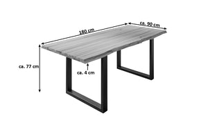 #naturfarben #180x90 #u-gestellschwarz