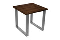 #nussbaumfarben #80x80 #u-gestellsilber