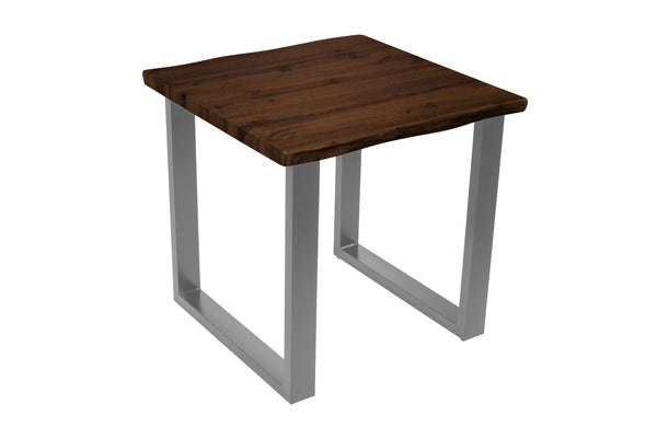 #nussbaumfarben #80x80 #u-gestellsilber