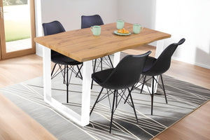 #wildeichenfarben #140x80 #u-gestellweiß