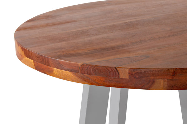 #nussbaumfarben #80x80 #vierfuß-gestellsilber