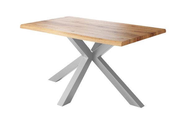 #holzwildeiche-optik #140x80 #spider-gestellsilber