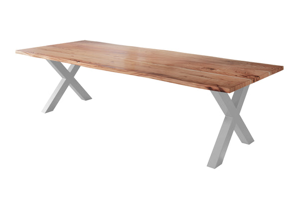#naturfarben #280x100 #x-gestellsilber