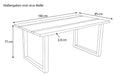 #160x85 #u-gestellschwarz