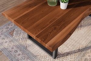 #akazienussbaumfarben #300x100 #u-gestellschwarz