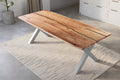 #naturfarben #280x100 #x-gestellsilber